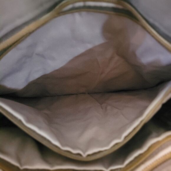 Magellan's Canvas Crossbody Ttavel Messenger Bag Gray Bottle Holder - Picture 15 of 16